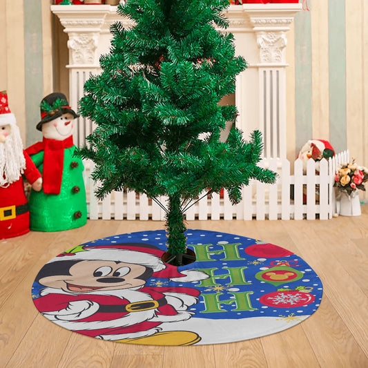 Christmas Disney Santa Mickey Christmas Tree Skirt 36 X 36 Inch