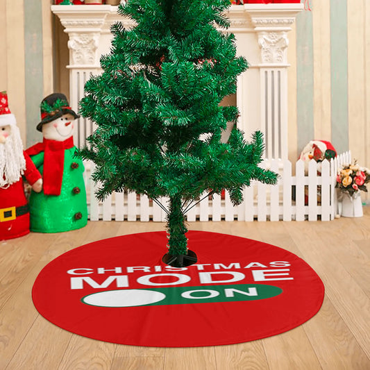 Christmas Mode On Christmas Tree Skirt 36 X 36 Inch