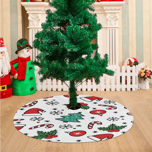 Christmas Pattern Christmas Tree Skirt 36 X 36 Inch