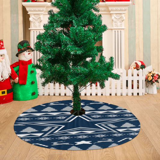Dallas Cowboys Christmas Sweater Christmas Tree Skirt 36 X 36 Inch