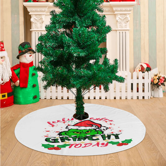 Feeling Extra Grinchy Today Christmas Grinchmas Christmas Tree Skirt 36 X 36 Inch
