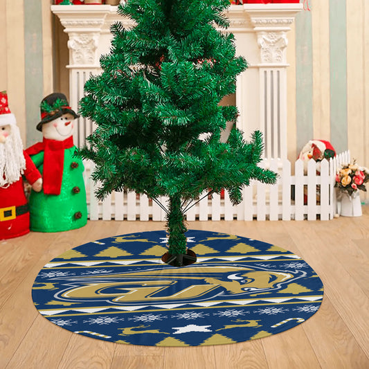 Gallaudet University Christmas Sweater Christmas Tree Skirt 36 X 36 Inch