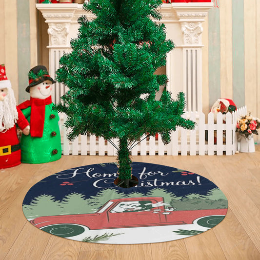 Home For Christmas Mickey Christmas Tree Skirt 36 X 36 Inch