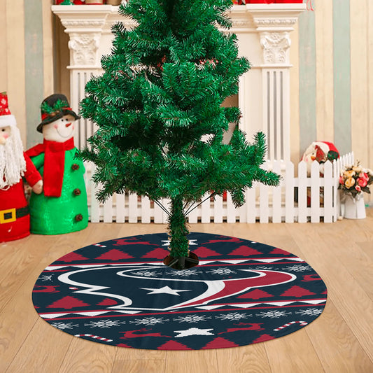Houston Texans Christmas Sweater Christmas Tree Skirt 36 X 36 Inch