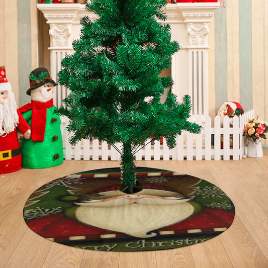 Merry Christmas Santa Christmas Tree Skirt 36 X 36 Inch