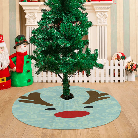 Rudolph Christmas Deer Christmas Tree Skirt 36 X 36 Inch