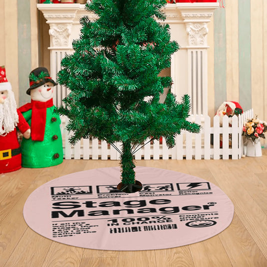 Stage Manager Musical Theatre Thespian Christmas Gift Christmas Tree Skirt 36 X 36 Inch