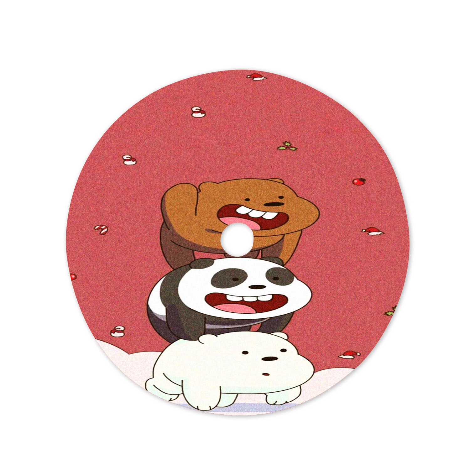 We Bare Bears Christmas Christmas Tree Skirt 36 X 36 Inch