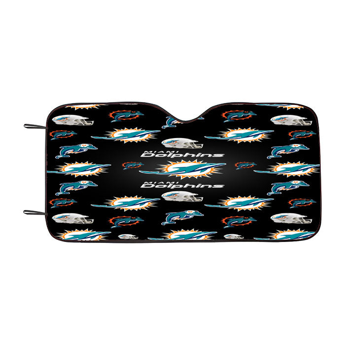 Miami Dolphins Emblem Car Auto Sun Shade Windshield Cover