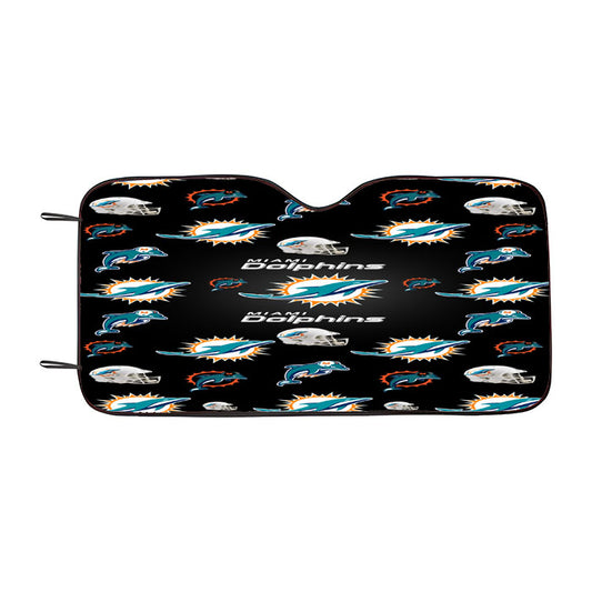 Miami Dolphins Emblem Car Auto Sun Shade Windshield Cover