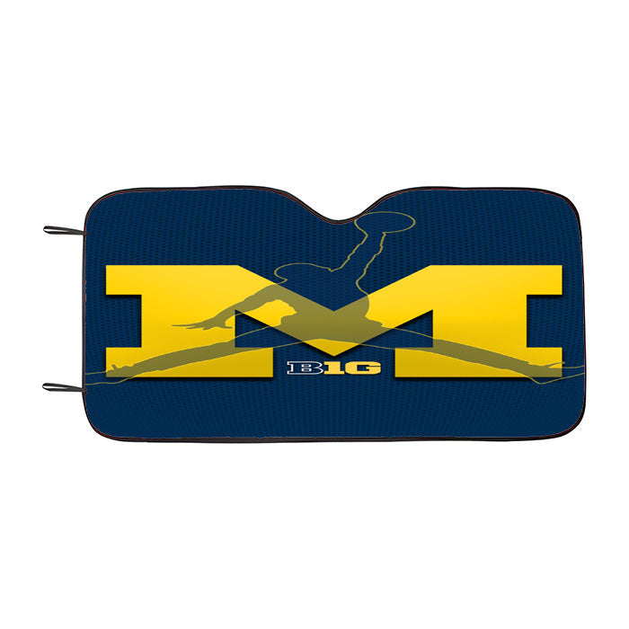 Michigan Wolverines 5 Car Auto Sun Shade Windshield Cover