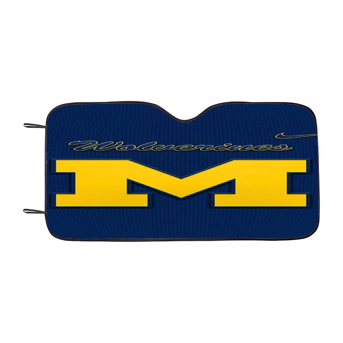 Michigan Wolverines Football Car Auto Sun Shade Windshield Cover