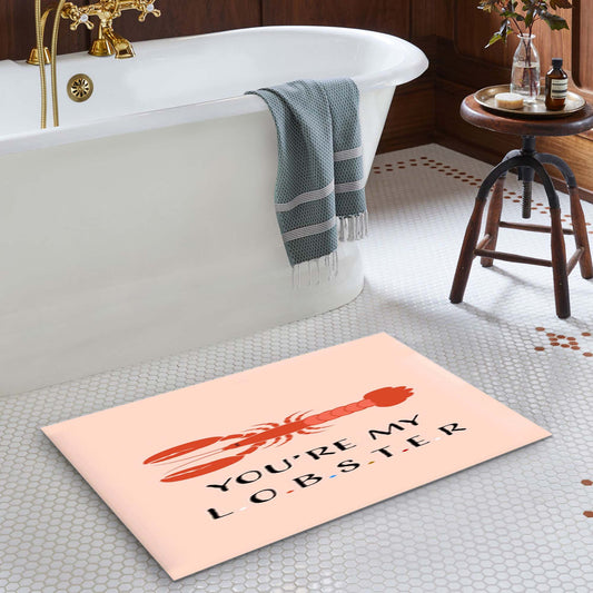 A Monkeys - Pink Doormat Floor Mat