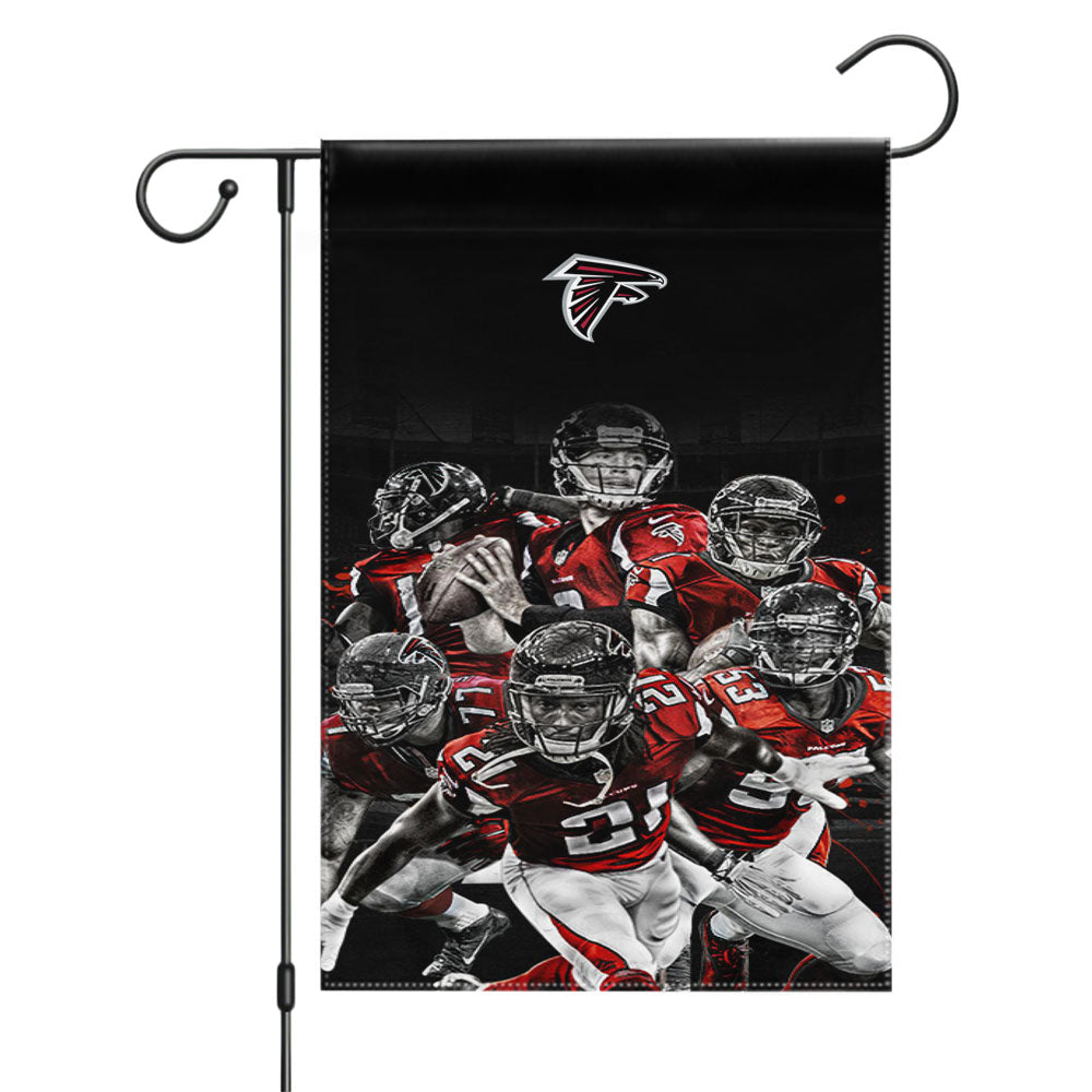 Atlanta Falcons Desktop Clipart Garden Flags Yard Outdoor Lawn 12 X 18