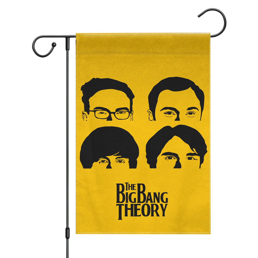 Big Bang Theory Bazinga Blue Garden Flags Yard Outdoor Lawn 12 X 18