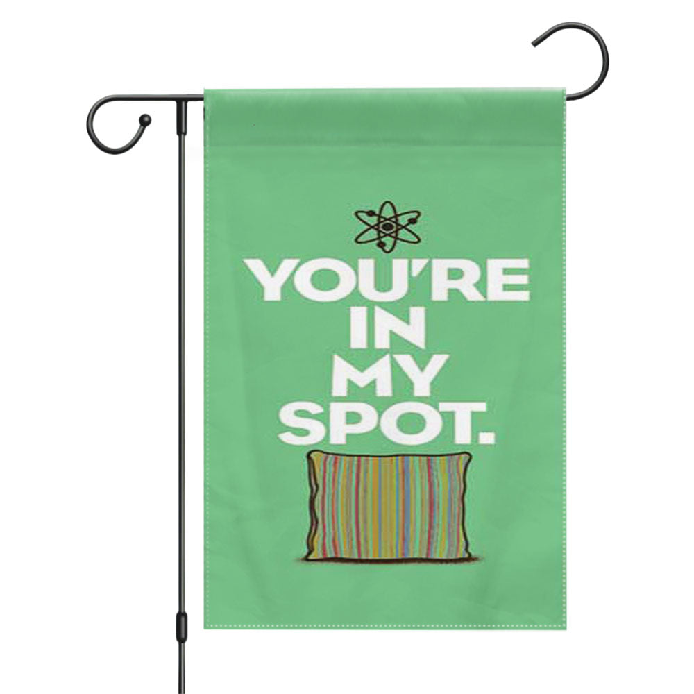 Big Bang Theory Sheldon Quote Blk Garden Flags Yard Outdoor Lawn 12 X 18