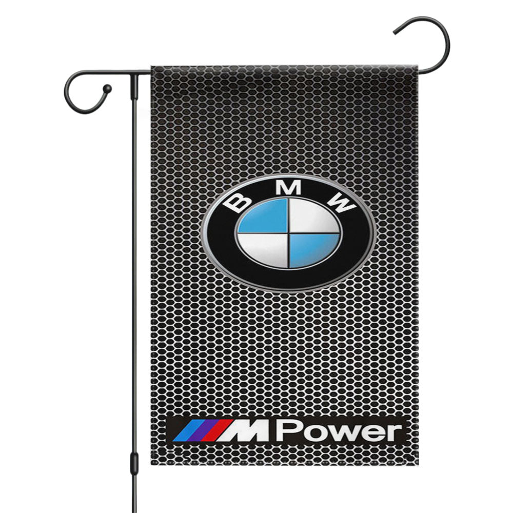Bmw Power Garden Flags Yard Outdoor Lawn 12 X 18