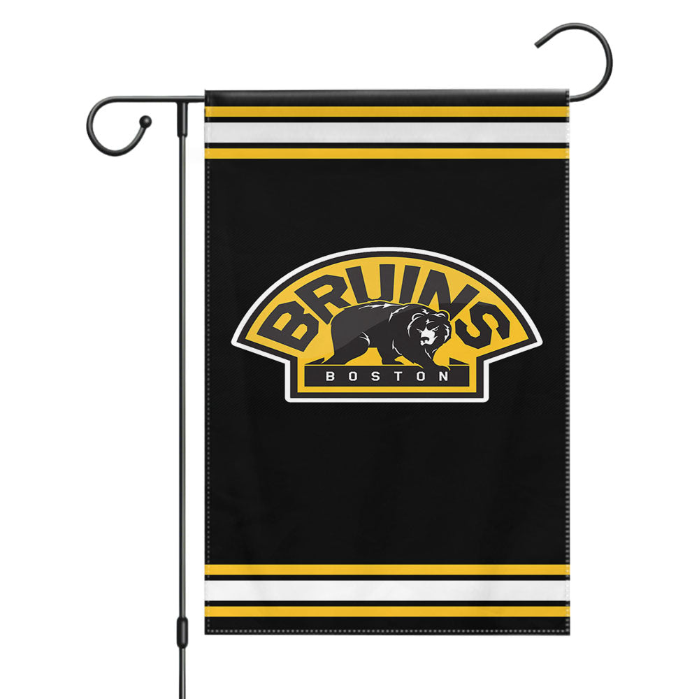 Boston Bruins Christmas Sweater Garden Flags Yard Outdoor Lawn 12 X 18