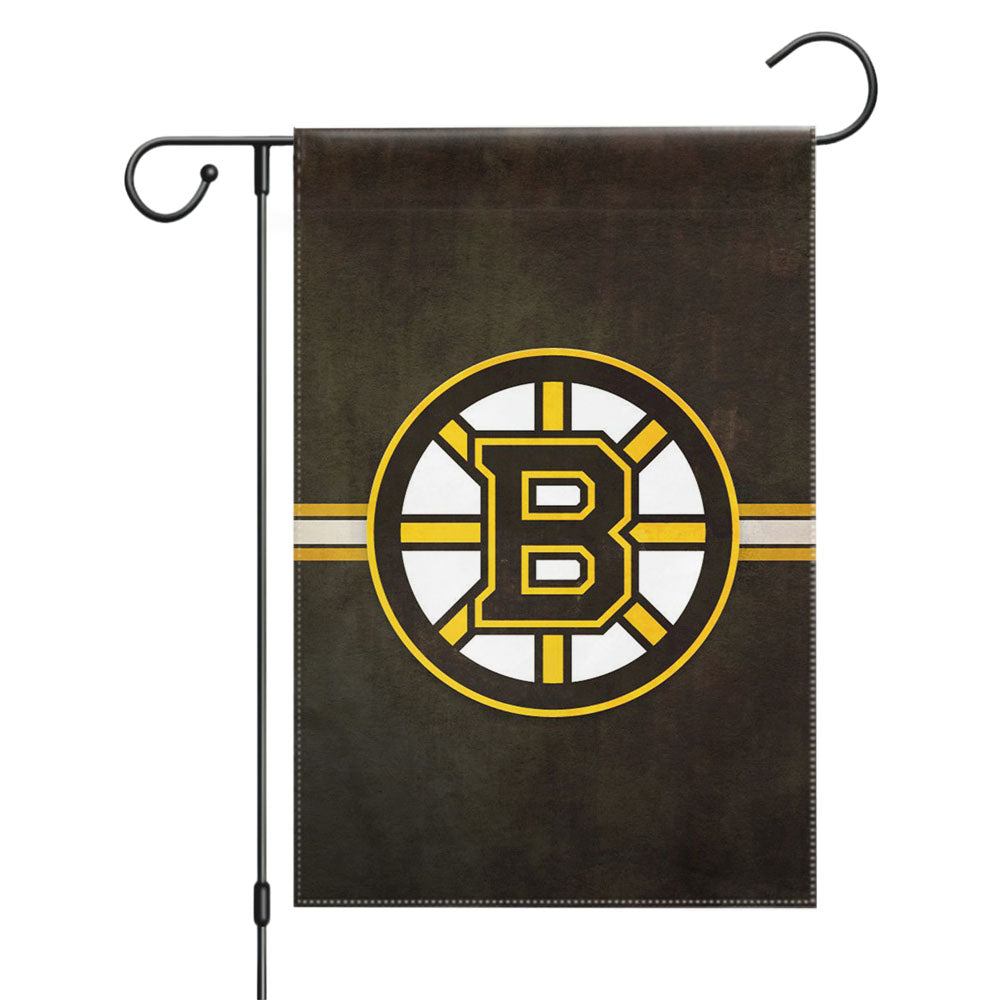 Boston Bruins Garden Flags Yard Outdoor Lawn 12 X 18
