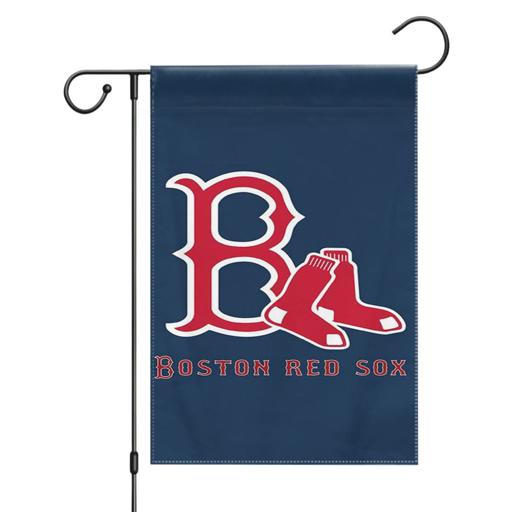 Boston Red Sox Baseball 4 Garden Flags Yard Outdoor Lawn 12 X 18