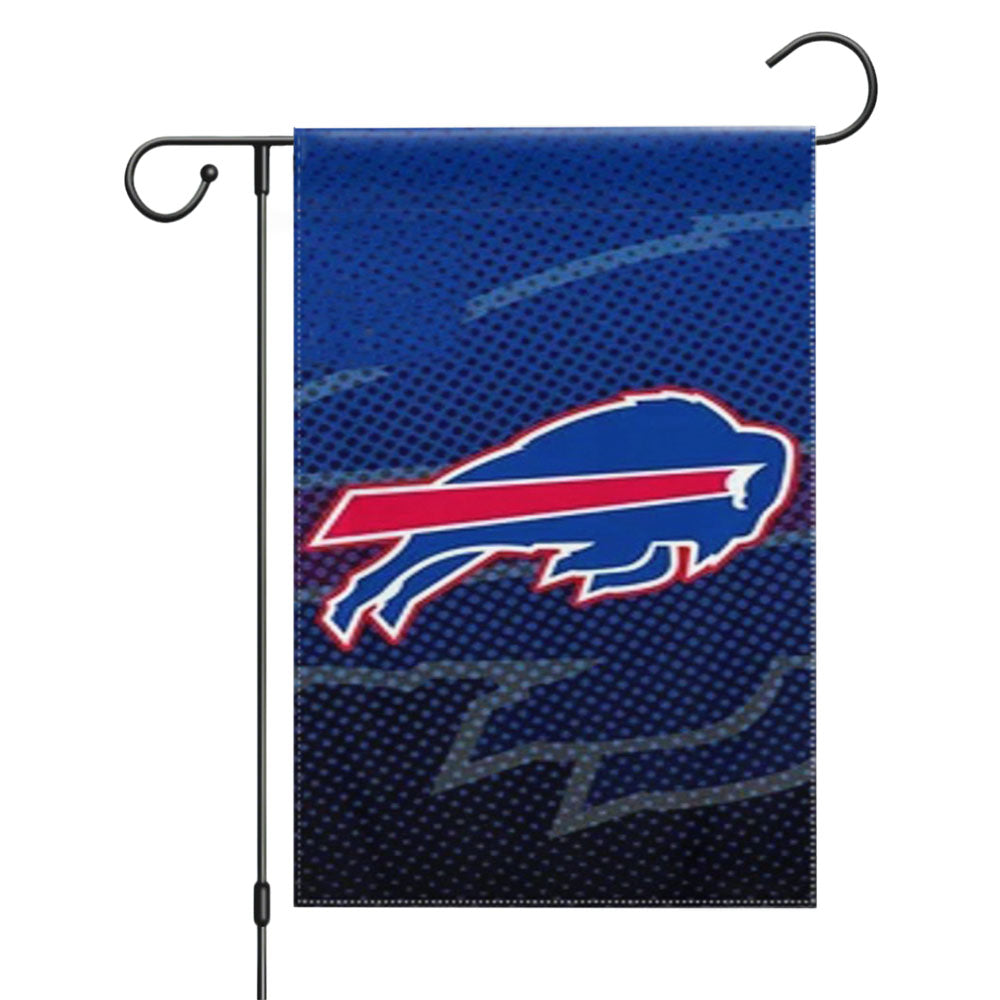 Buffalo Bills Icon Garden Flags Yard Outdoor Lawn 12 X 18