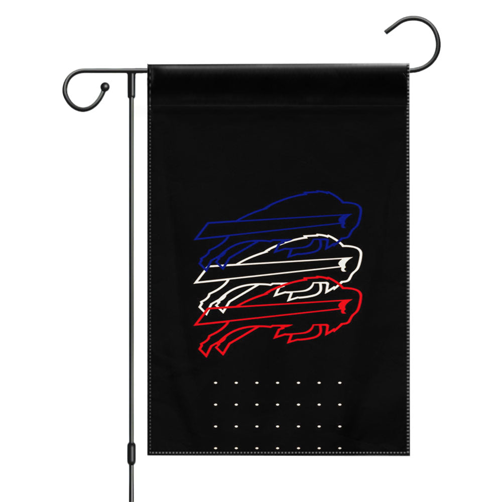 Buffalo Bills Logo 77 Garden Flags Yard Outdoor Lawn 12 X 18