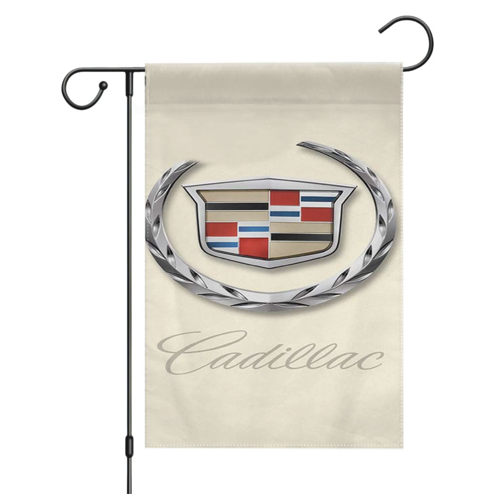 Cadillac Garden Flags Yard Outdoor Lawn 12 X 18