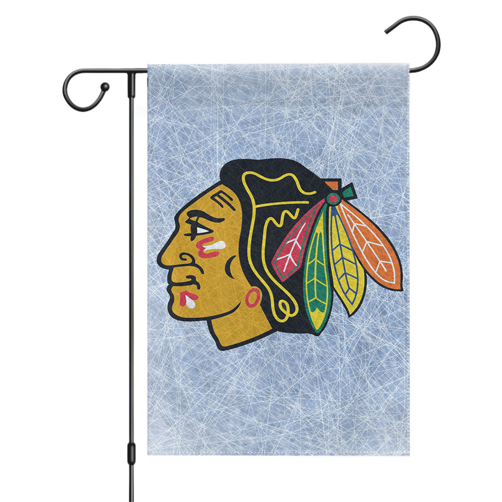 Chicago Blackhawks Kane Jersey Garden Flags Yard Outdoor Lawn 12 X 18
