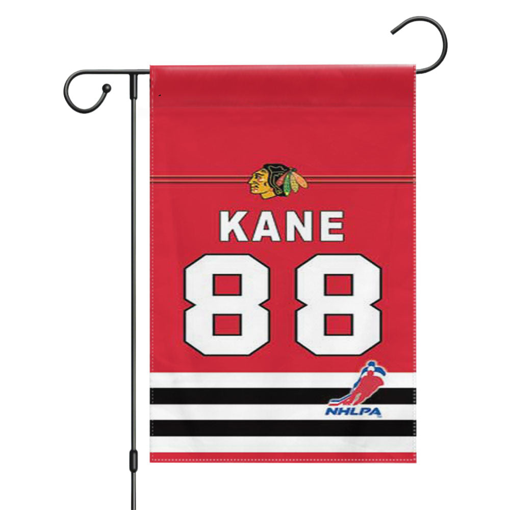 Chicago Blackhawks Logo Fiber Garden Flags Yard Outdoor Lawn 12 X 18
