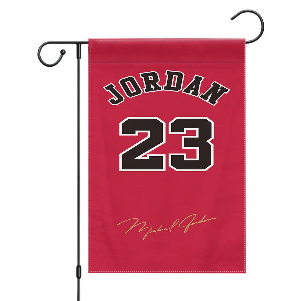 Chicago Bulls Jordan Glitter Garden Flags Yard Outdoor Lawn 12 X 18