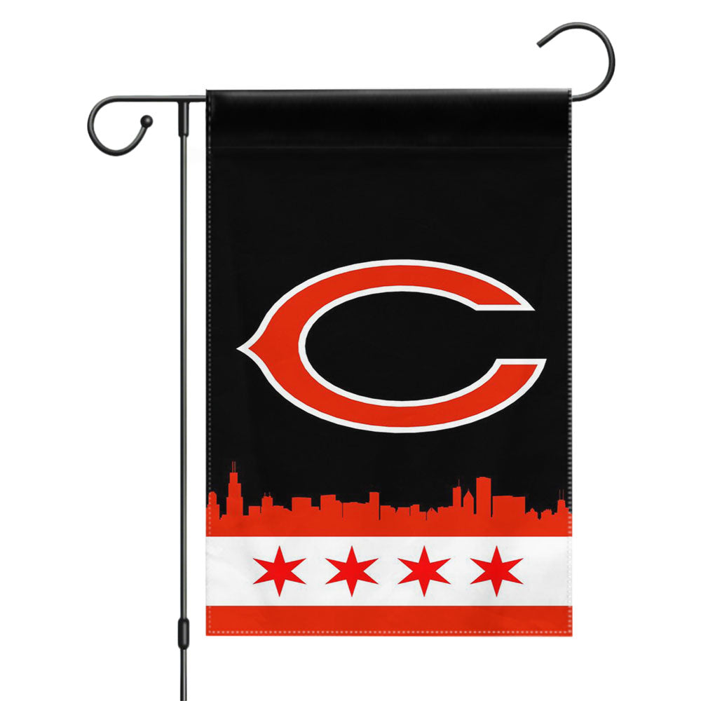 Chicago Cubs Blu Garden Flags Yard Outdoor Lawn 12 X 18