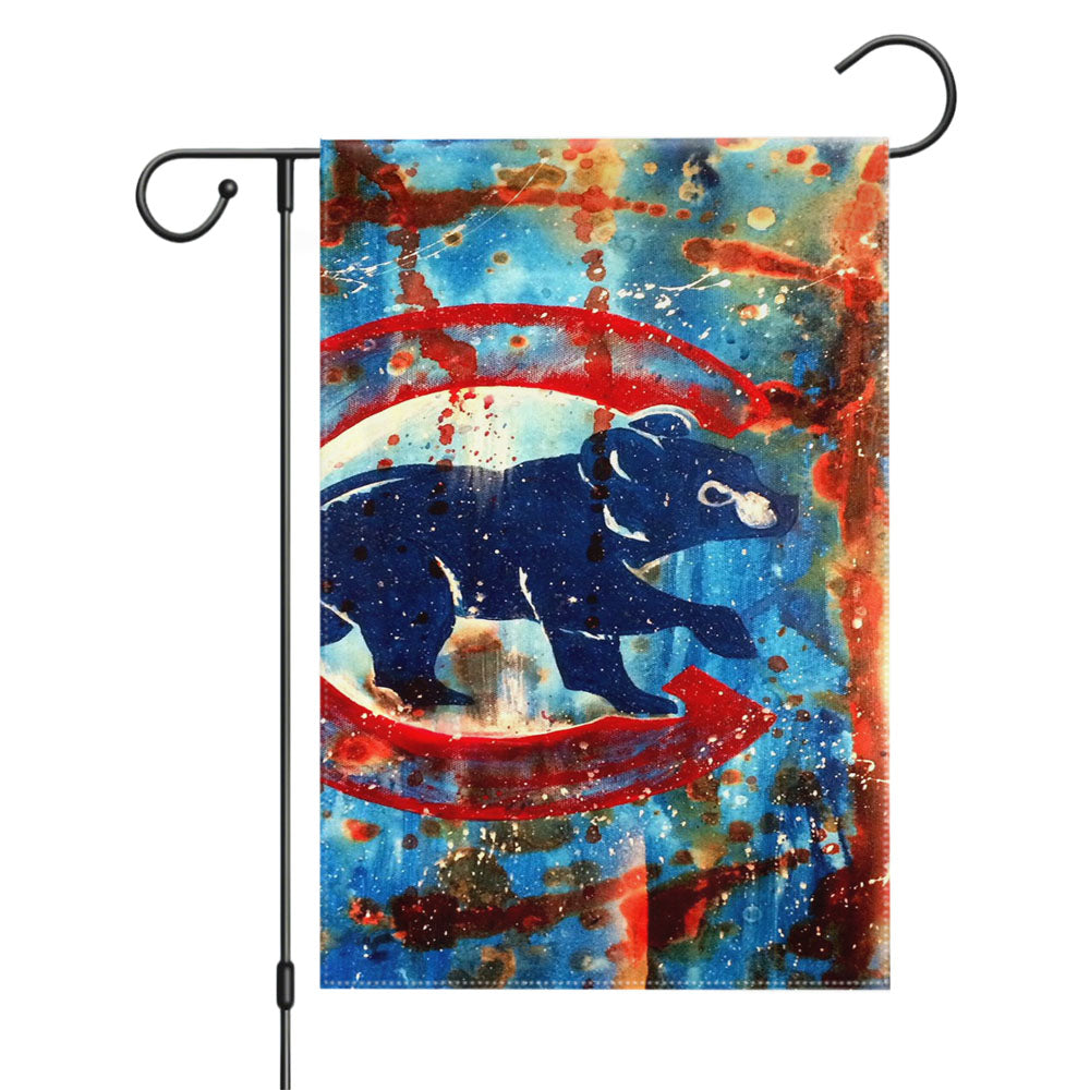 Chicago Cubs Bryant And Rizzo Garden Flags Yard Outdoor Lawn 12 X 18
