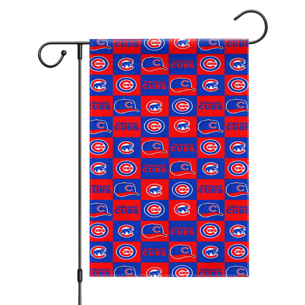 Chicago Cubs Captain America Garden Flags Yard Outdoor Lawn 12 X 18