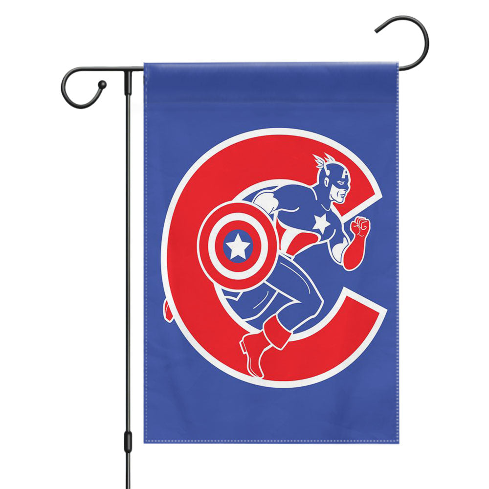 Chicago Cubs Carbon Fiber Art Garden Flags Yard Outdoor Lawn 12 X 18