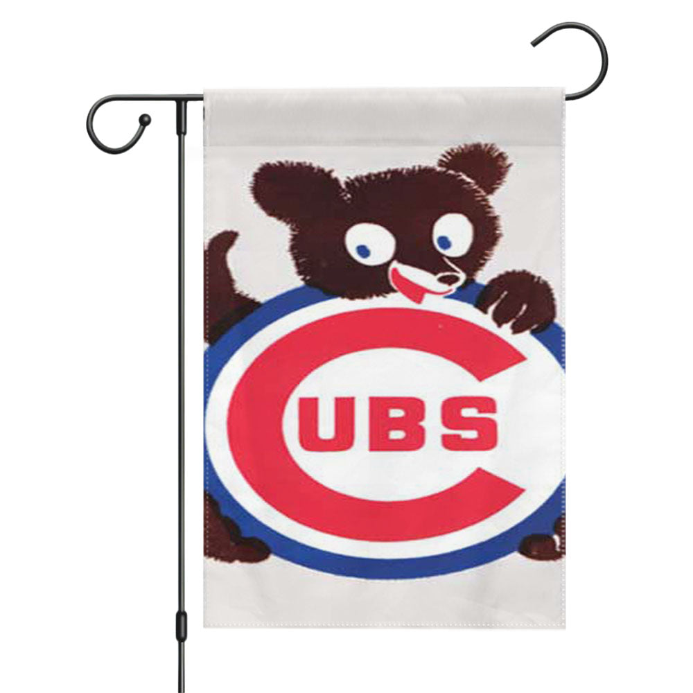 Chicago Cubs Fan Quotes Garden Flags Yard Outdoor Lawn 12 X 18