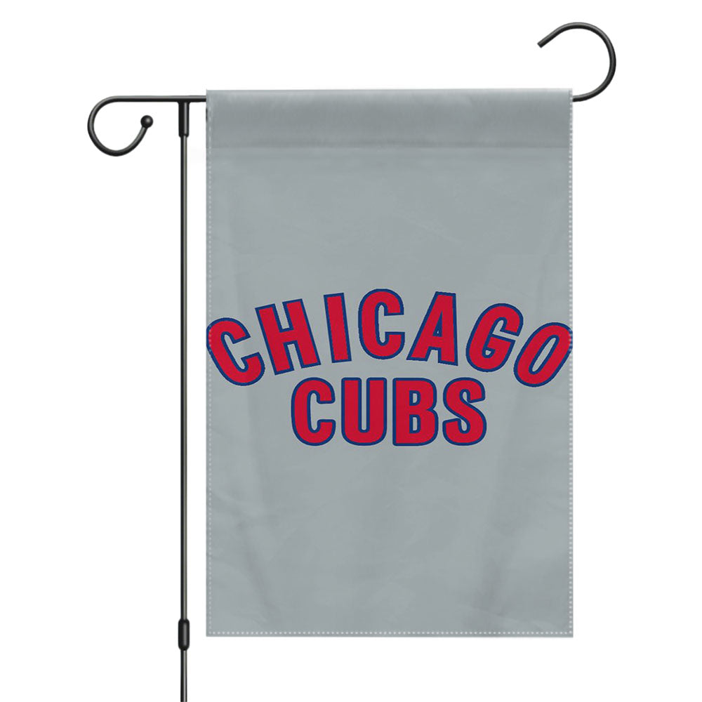 Chicago Cubs In The Grey Garden Flags Yard Outdoor Lawn 12 X 18