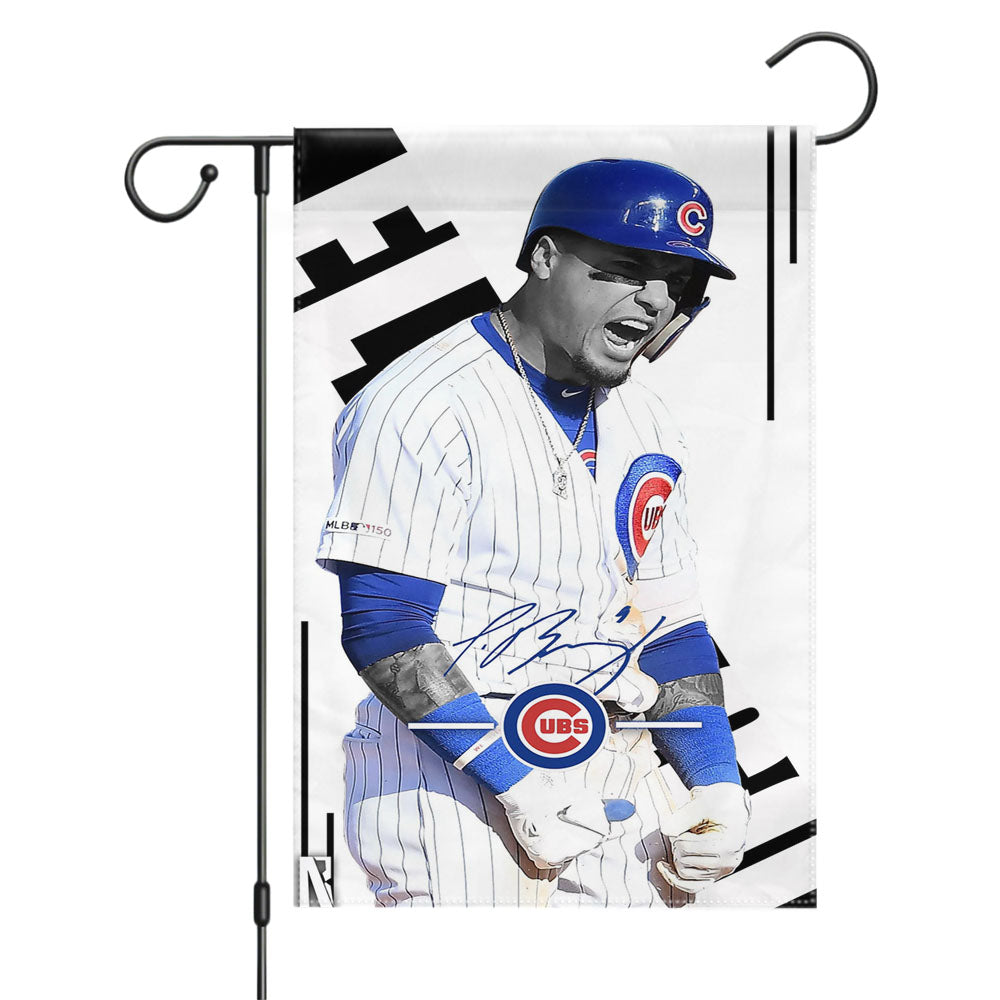 Chicago Cubs Legend Player Garden Flags Yard Outdoor Lawn 12 X 18