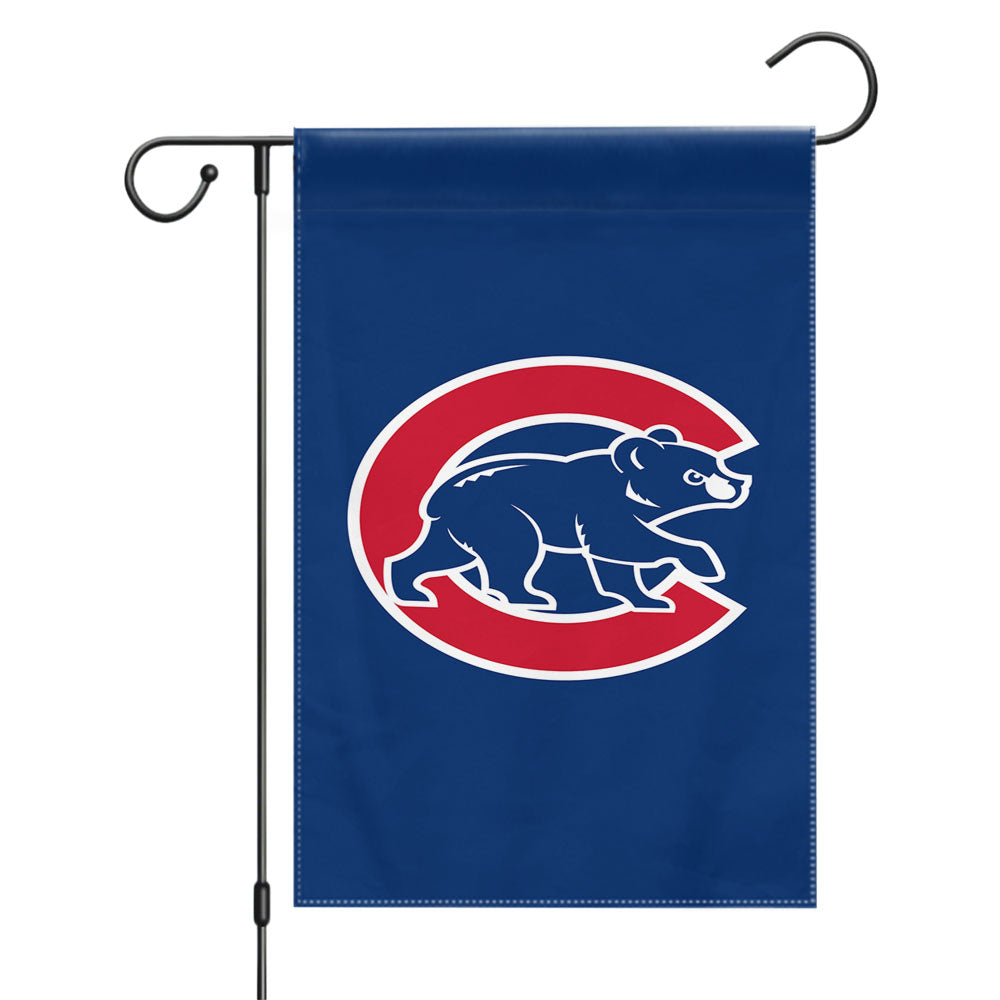 Chicago Cubs On The Red Garden Flags Yard Outdoor Lawn 12 X 18