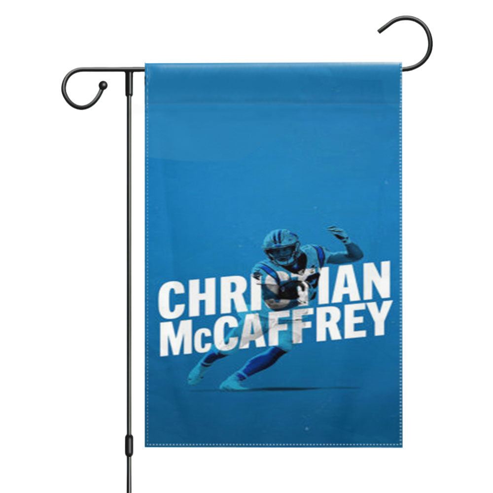 Christian Mccaffrey Carolina Panthers Garden Flags Yard Outdoor Lawn 12 X 18