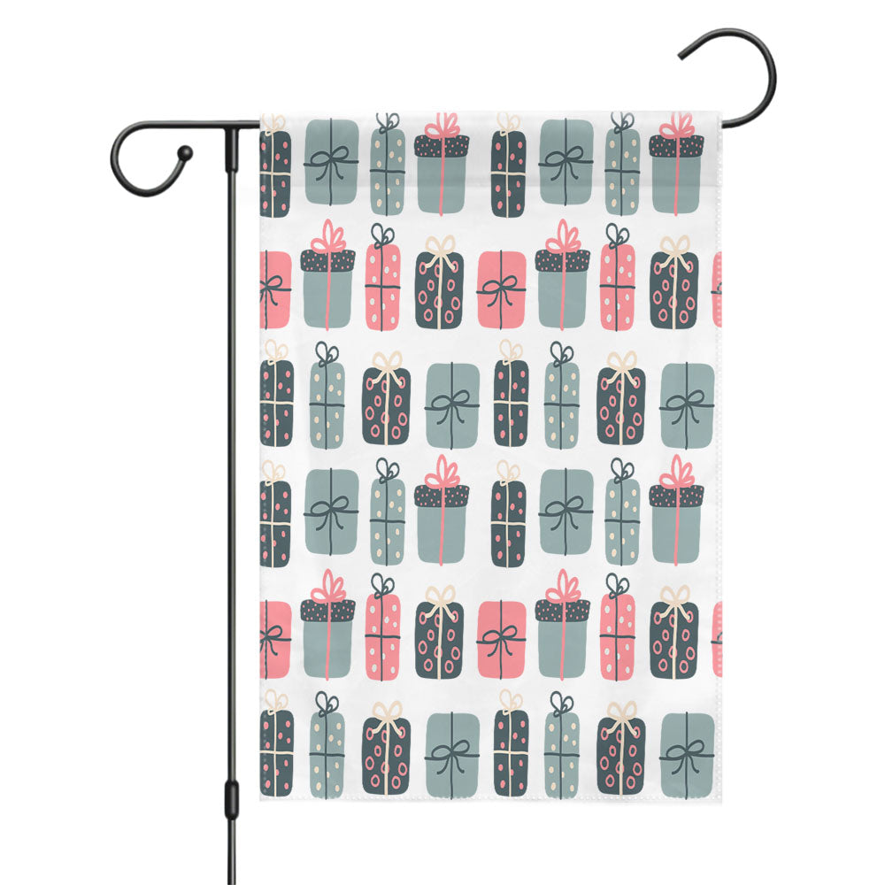 Christmas Patterns Set 02 Garden Flags Yard Outdoor Lawn 12 X 18