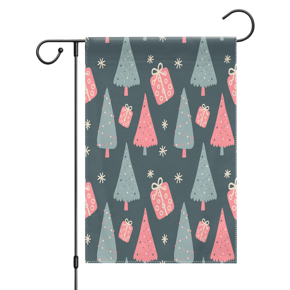 Christmas Patterns Set 03 Garden Flags Yard Outdoor Lawn 12 X 18