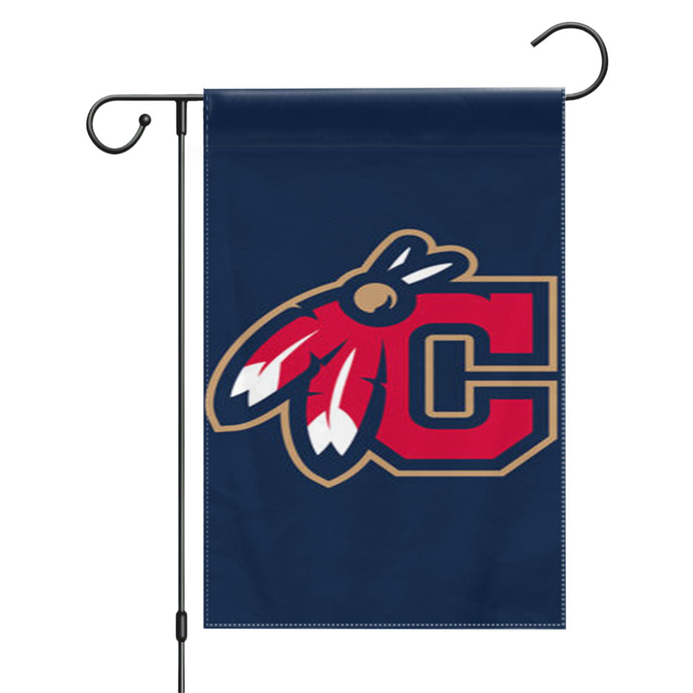 Cleveland Indians Logo Garden Flags Yard Outdoor Lawn 12 X 18