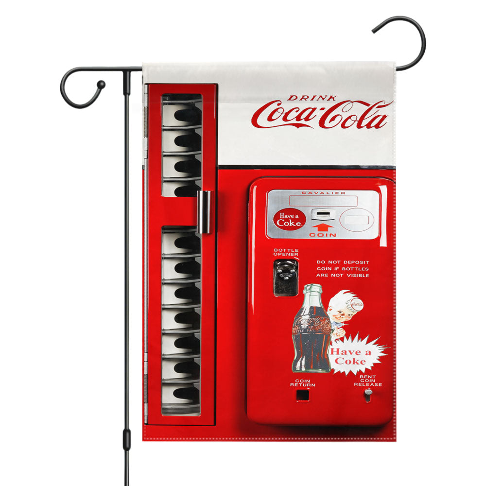 Cocacola Machine Garden Flags Yard Outdoor Lawn 12 X 18