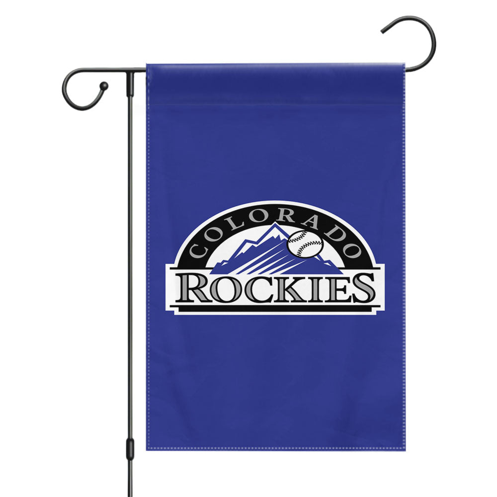 Colorado Rockies Wallpaper Garden Flags Yard Outdoor Lawn 12 X 18