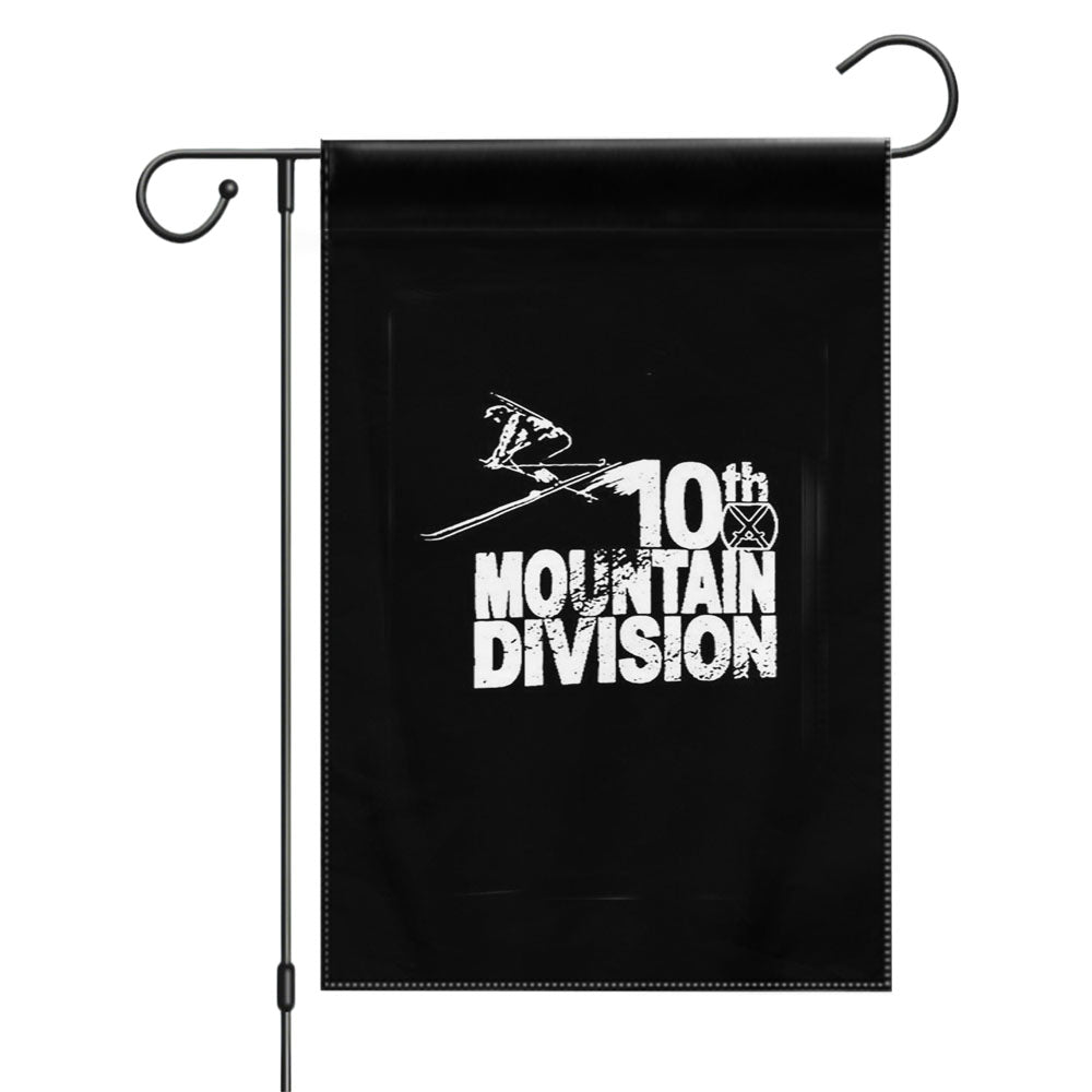 Colorado Ski History 10Th Mountain Division World War Garden Flags Yard Outdoor Lawn 12 X 18