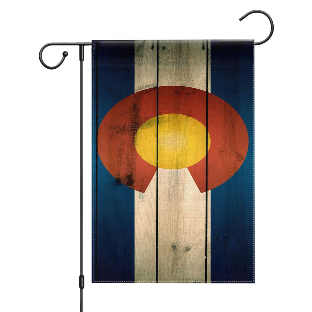 Colorado Garden Flags Yard Outdoor Lawn 12 X 18