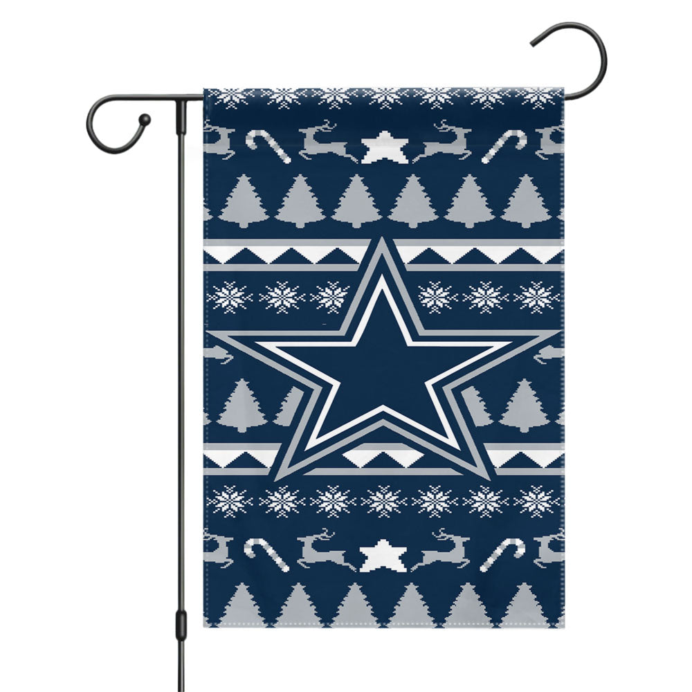 Dallas Cowboys Classic Logo Garden Flags Yard Outdoor Lawn 12 X 18