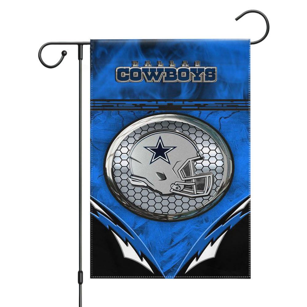 Dallas Cowboys Logo Flag Garden Flags Yard Outdoor Lawn 12 X 18