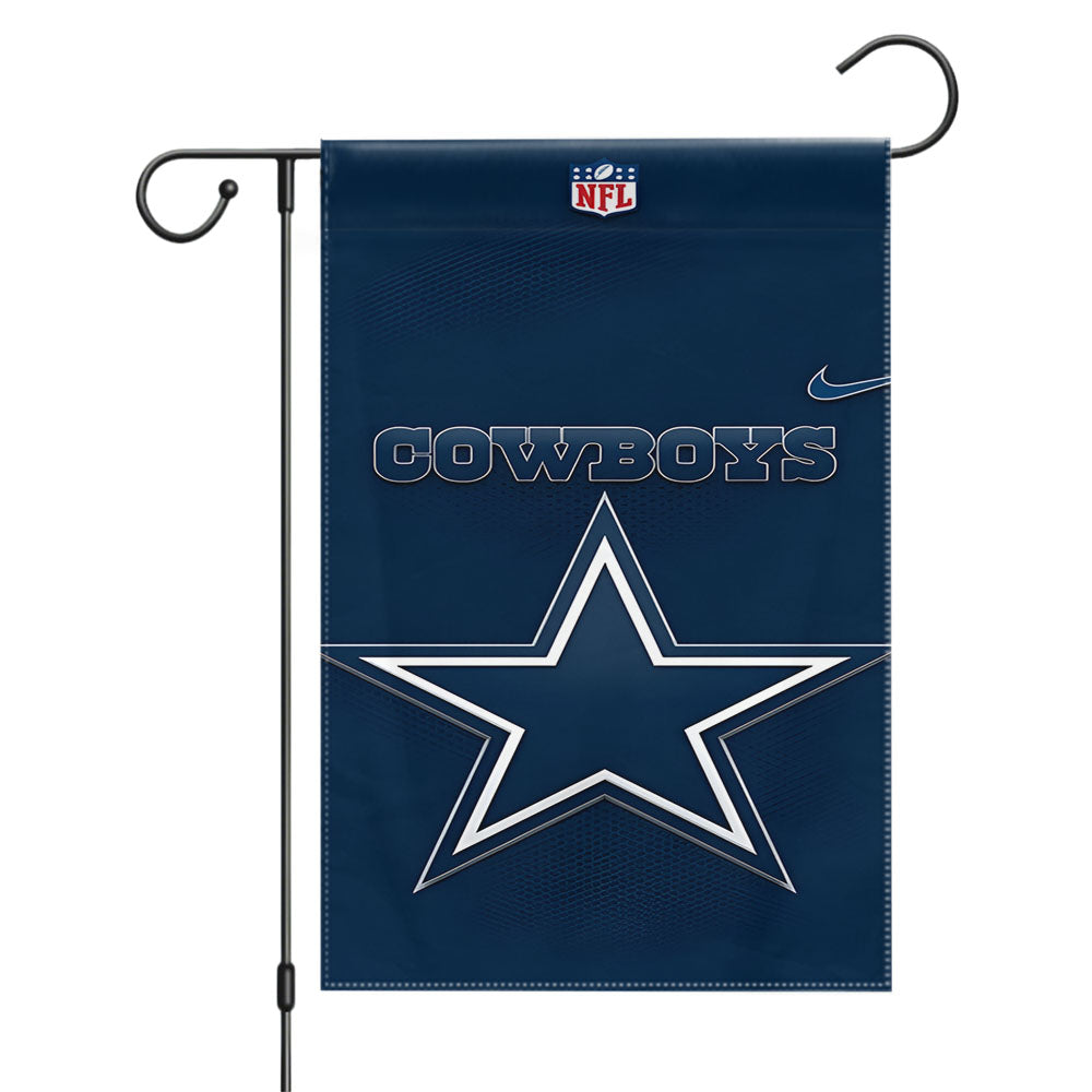 Dallas Cowboys Nfl 2 Garden Flags Yard Outdoor Lawn 12 X 18