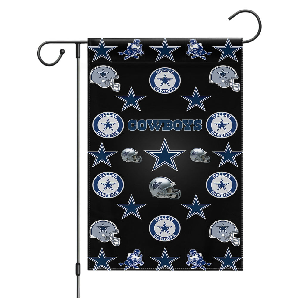 Dallas Cowboys Nfl Nike Logo Garden Flags Yard Outdoor Lawn 12 X 18